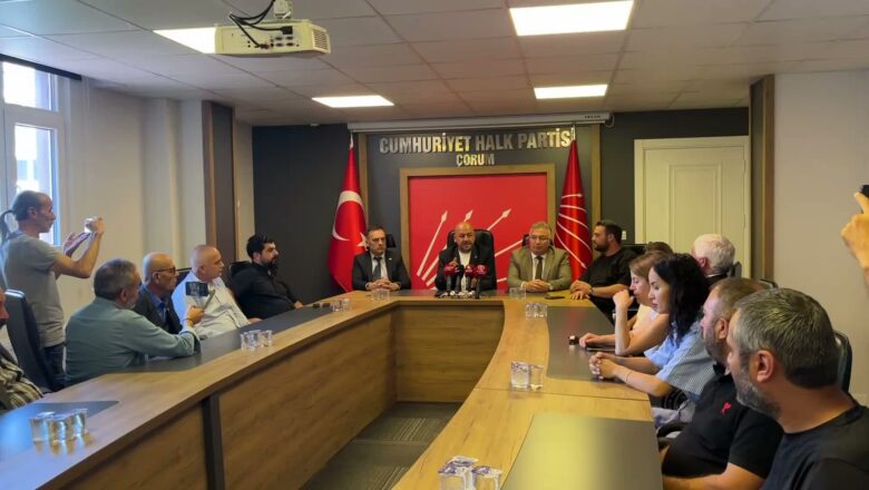CHP Çorum İl Başkanı
